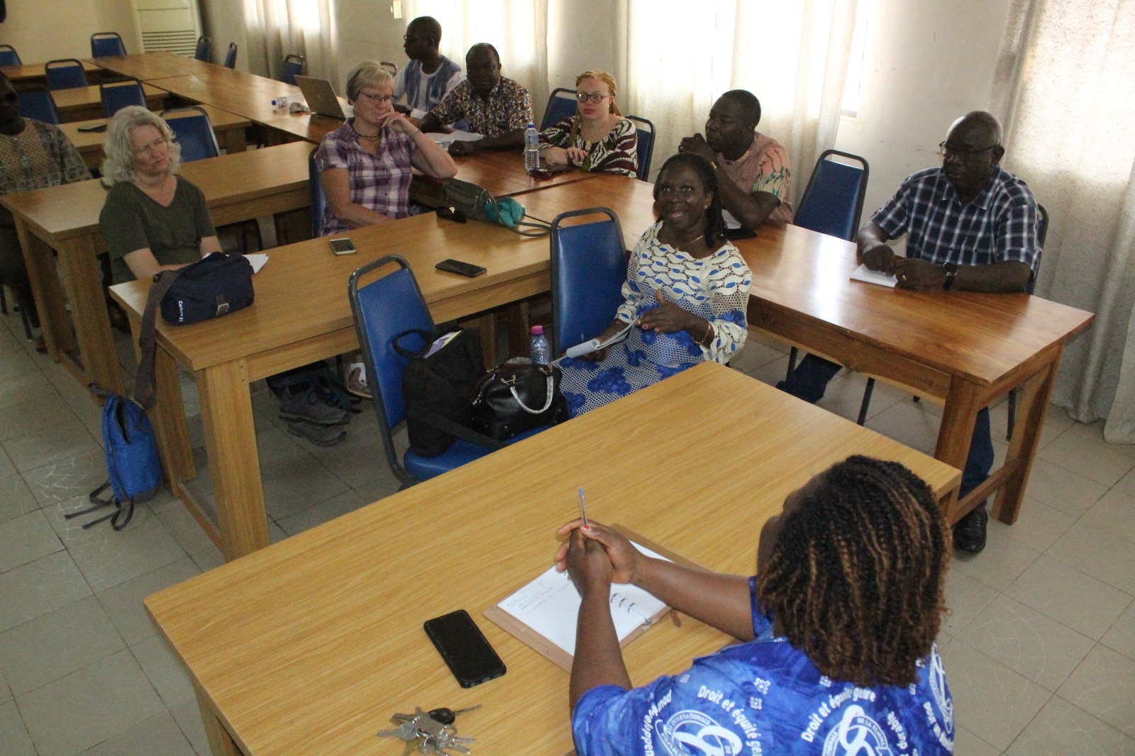 Photo rencontre avec les acteurs de protection et sauvegarde au Togo avec la FETAPH